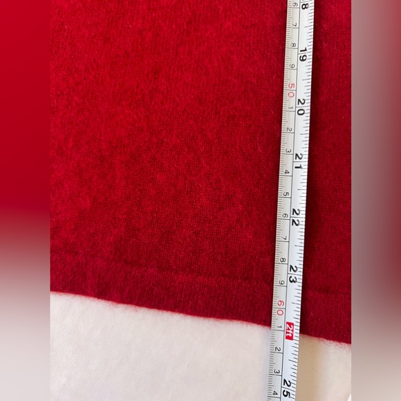 Cashmere Turtleneck Sweater Womens Small Red Long Sleeve - Picture 6 of 6
